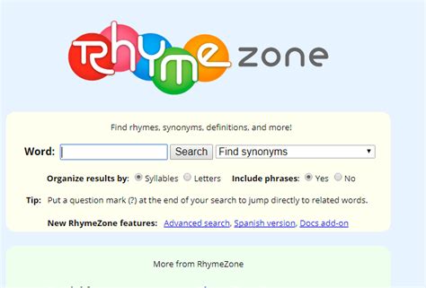 RhymeZone: feeling rhymes.